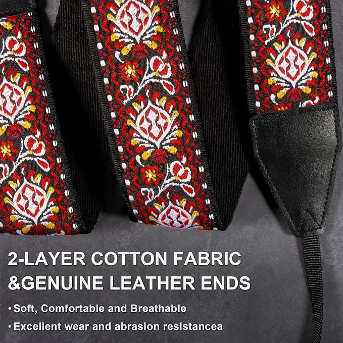 Camera Strap, Jacquard Weave 2" Shoulder Neck Straps - Image 2