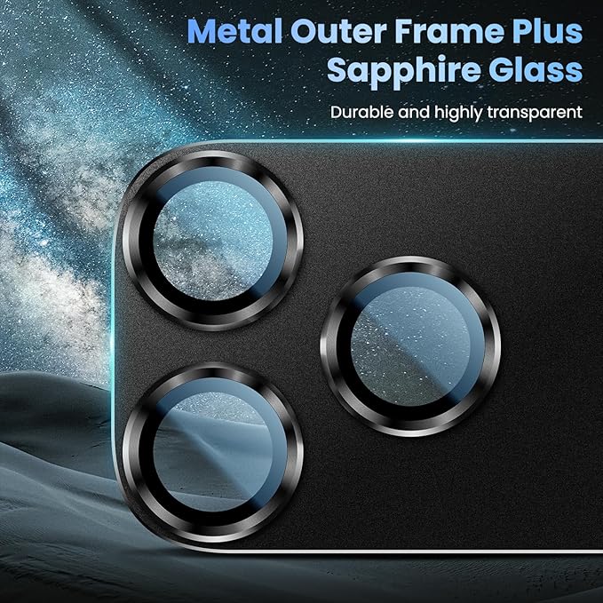 Uyiton Compatible with iPhone 17 Pro Camera Lens Protector - Image 5