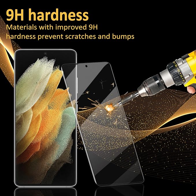V-PORYADKU 2 Pack for Samsung Galaxy S21 Ultra Screen Protector + 2 Pack Camera - Image 2
