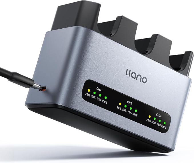 llano 30W NP-FZ100 Battery Charger: Fast Three Slot by TheHorizonofPossibility