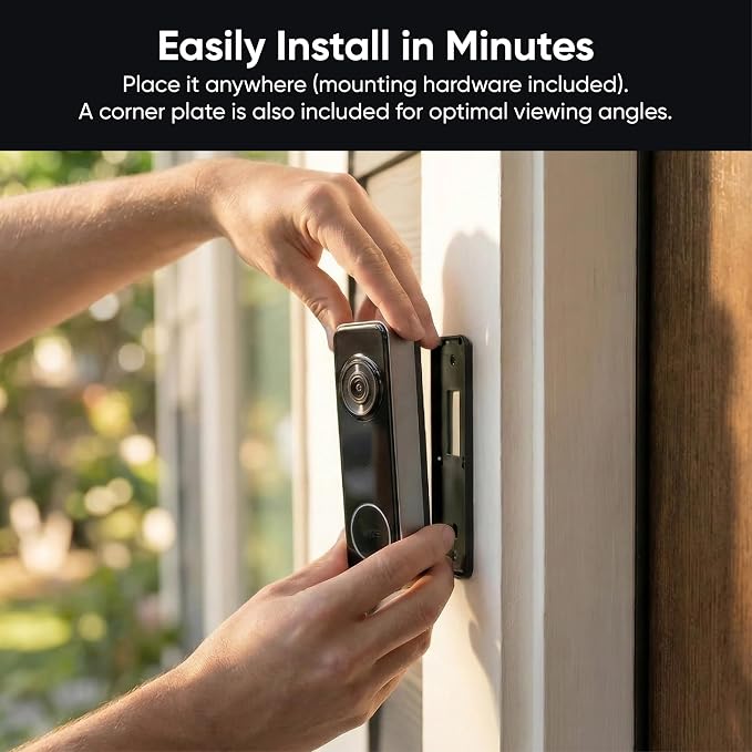 Wyze Battery Video Doorbell Wireless Camera, 1536x1536 HD+ - Image 9