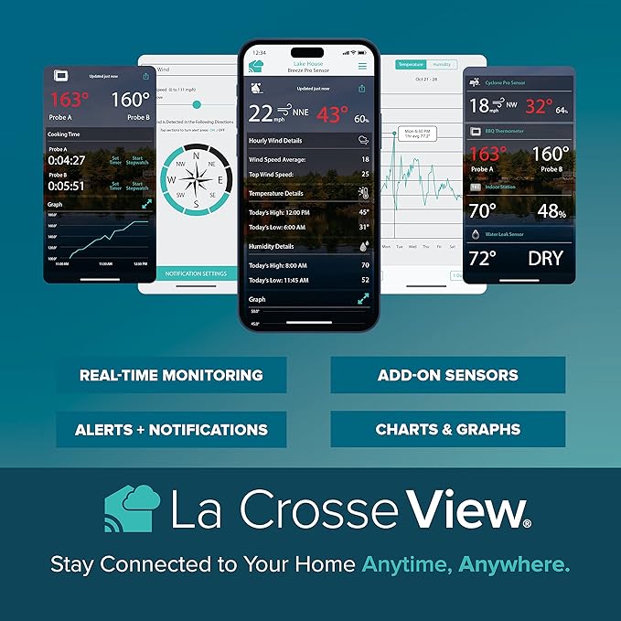 La Crosse Technology Professional Smart Wi-Fi Weather Station - Image 6