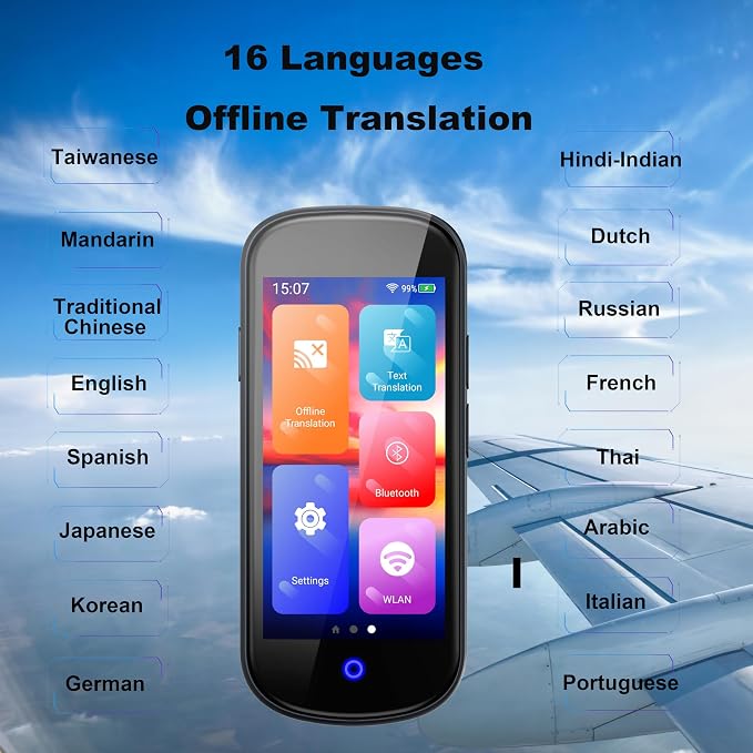 Language Translator Device No WiFi Needed, Two-Way AI Voice Translator - Image 4