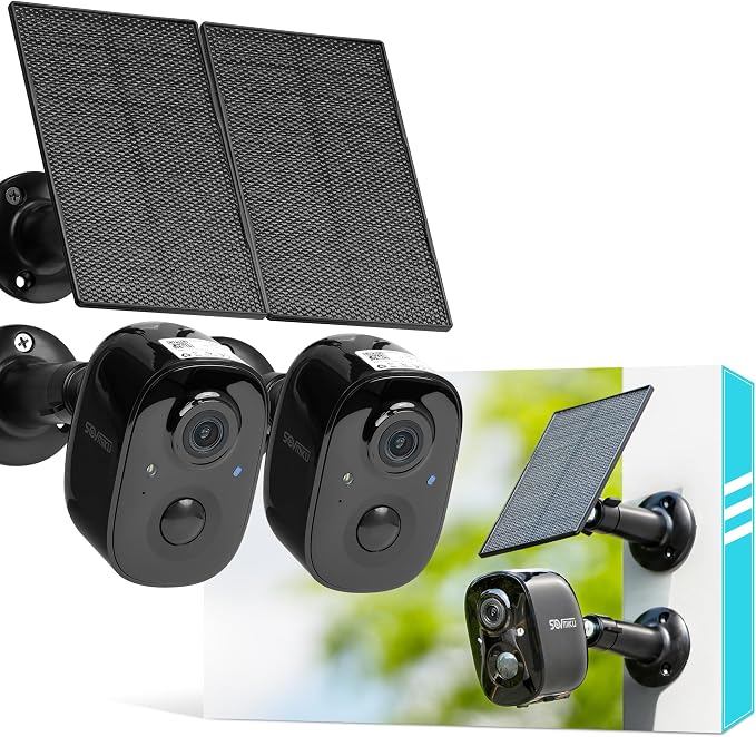 Vicohome 2G6B Best 2K Solar Security Camera Wireless Outdoor System, No NVR by sovmiku