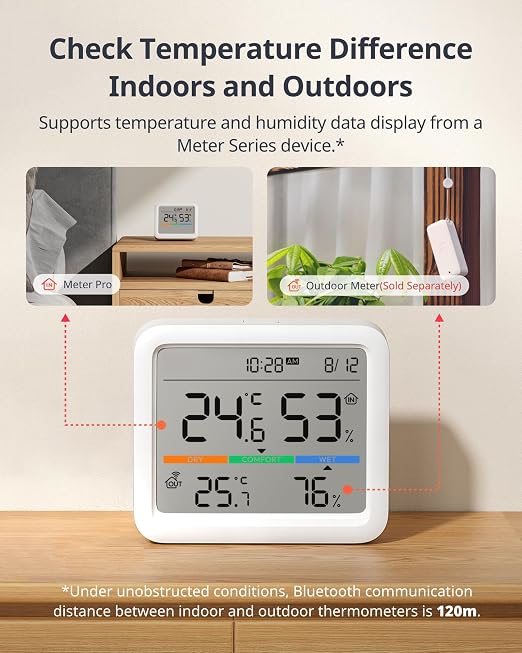 SwitchBot Meter Pro, Digital Hygrometer & Thermometer - Image 4