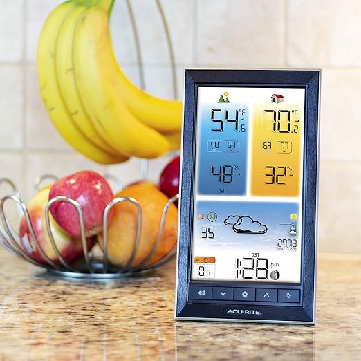 AcuRite Digital Vertical Weather Forecaster, Full Color - Image 6