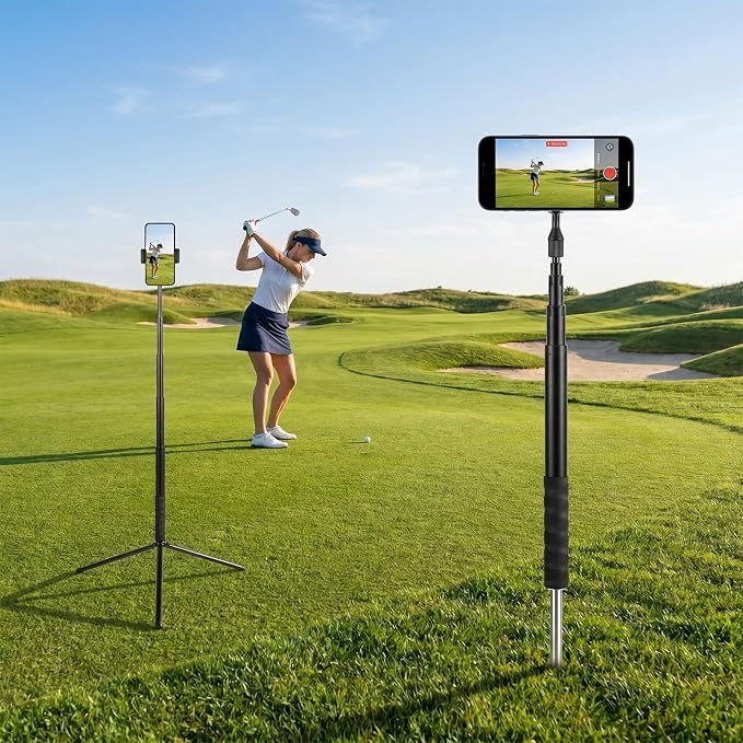Ground Golf Monopod and Tripod Phone Holder Stand - Image 2