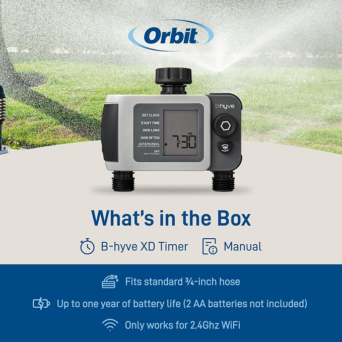 Orbit B-hyve XD 2-Port Smart Hose Watering Timer - Image 9