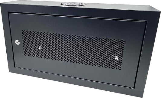 6U 19" Slim SoHo Wall Mount Rack Cabinet Enclosure 6" Depth by CNAweb