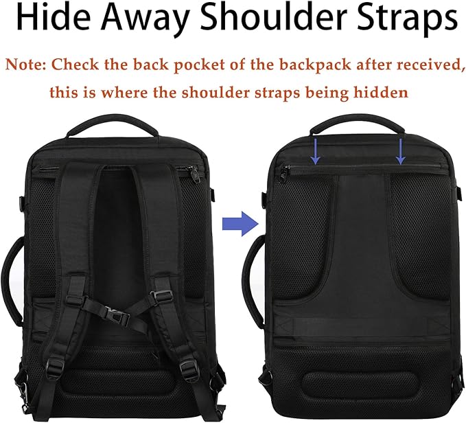 MATEIN Mens Travel Backpack, 27L Lightweight Carry on Backpack - Image 6