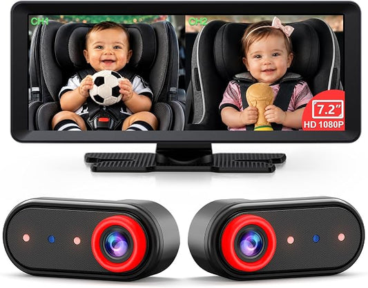 LUCKVIEW BM5PRO 7.2" 1080P HD Baby Car Camera by Luckview
