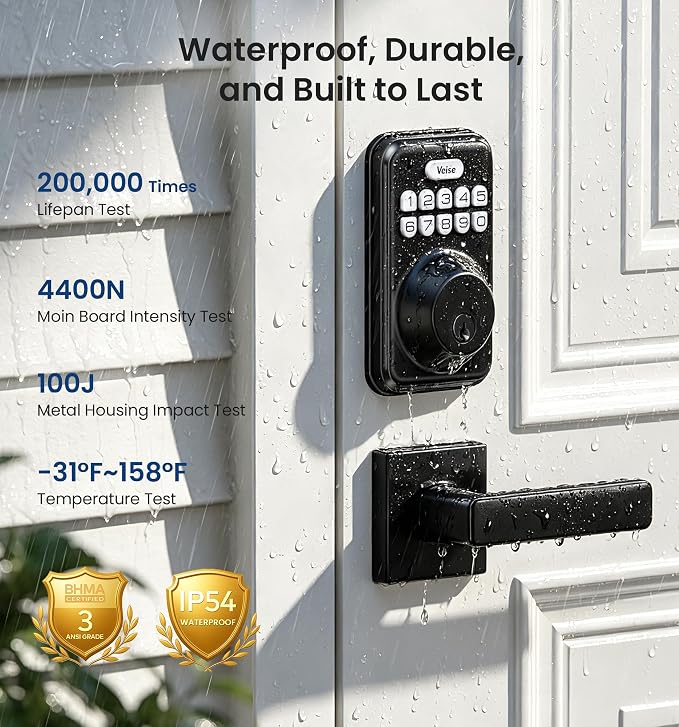 Veise Keyless Entry Door Lock - Image 6