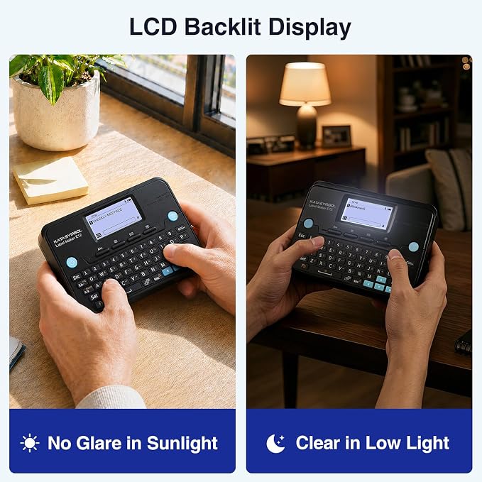 SUPVAN E12 Bluetooth Label Maker Machine, Support Keyboard & App - Image 3