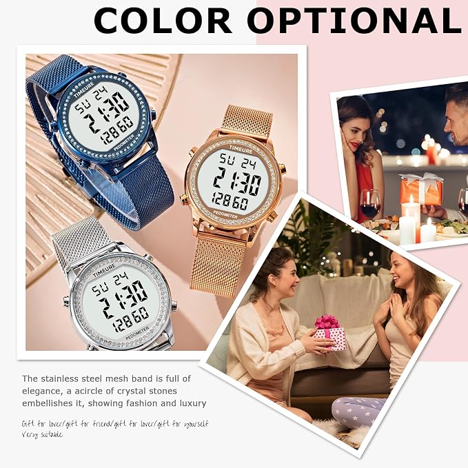 Women's Step Counter Pedometer Watch - Image 2