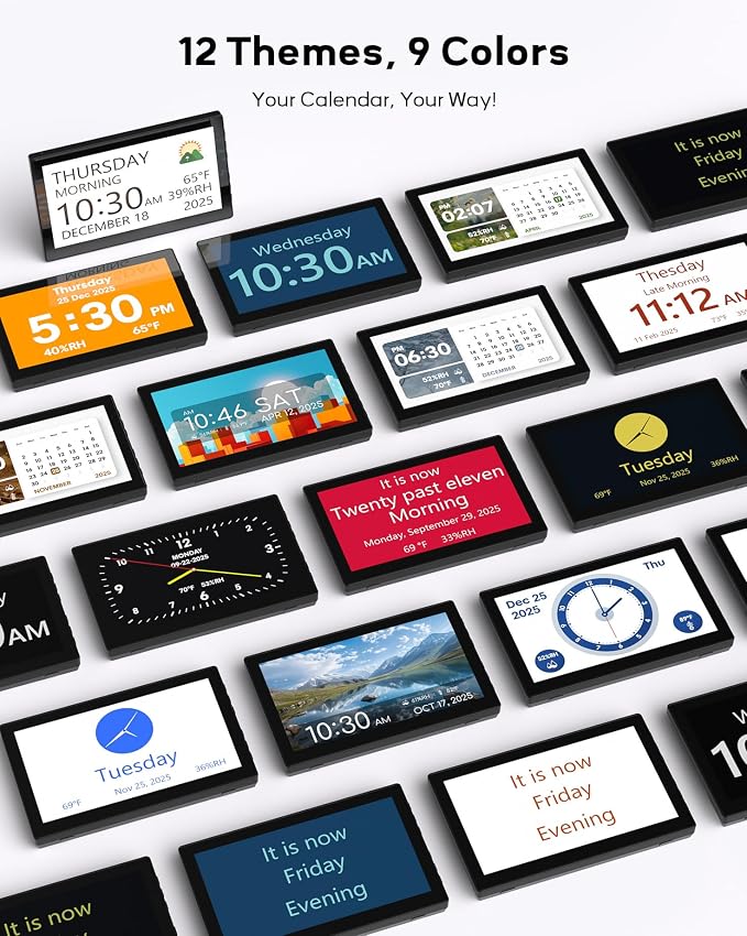 Mesqool 10.1" Dementia Clock for Seniors - Image 6