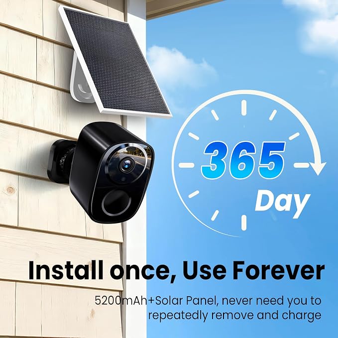 realhide 2026 Upgraded 2K Wireless Outdoor Security Cameras - Image 3