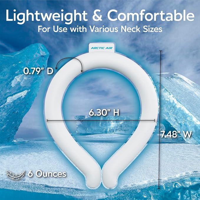 Arctic Air Neck Chill, Neck Cooling Tube, Hands Free Cooling, Quick Freeze Gel - Image 5