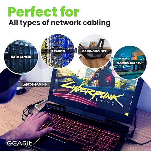 GEARit Cat6A Ethernet Cable 10Gbps Snagless Shielded SSTP, SFTP Shielded - Image 7