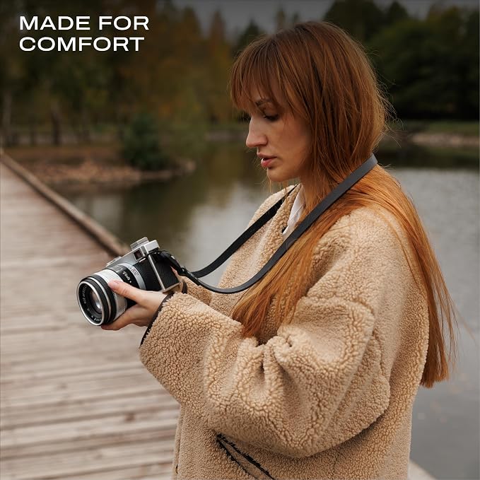 C Coiro Thin Leather Camera Strap - Image 5