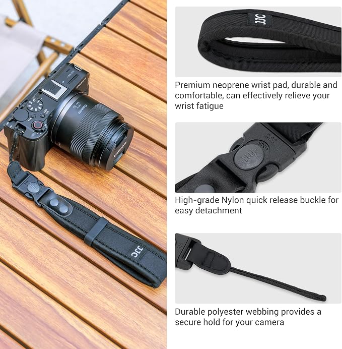 Upgraded Quick Release Soft Neoprene Camera Hand Wrist Grip Strap - Image 5