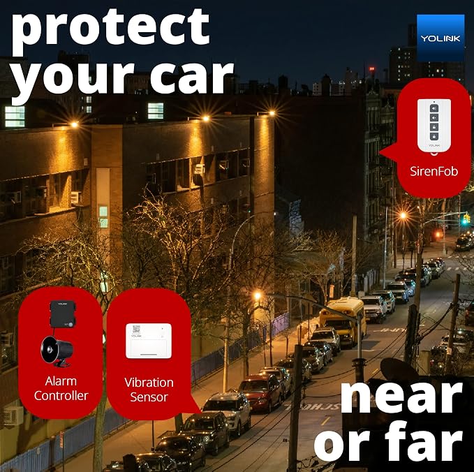 YoLink Outdoor Security Siren & Smart Alarm Controller Kit - Image 7