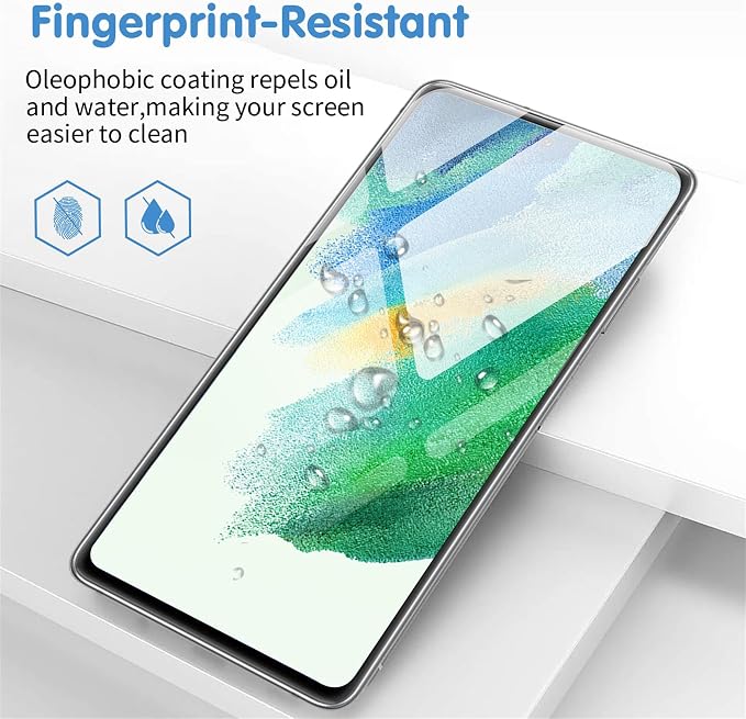 Galaxy S21 FE Screen Protector and Camera Protector, Tempered Glass Screen - Image 7