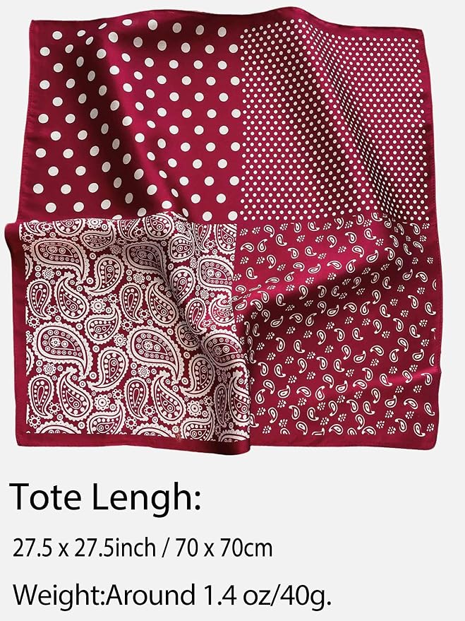 Silky Scarf for Women Lightweight Satin Bandanas Neck Hair Wrap For Sleeping - Image 2