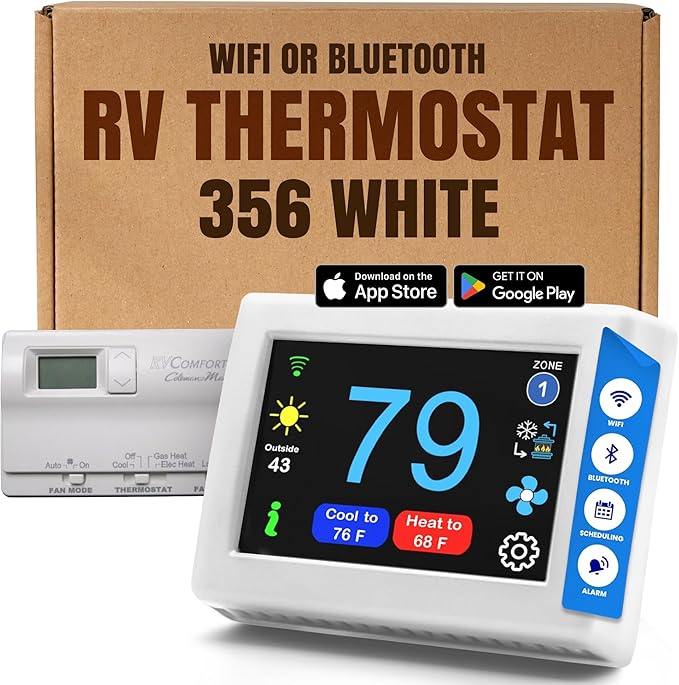 MICRO-AIR EasyTouch Digital RV Thermostat Replacement by MicroAir