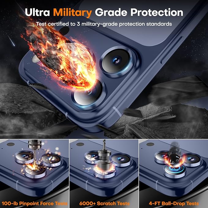 for iPhone 17 Pro/iPhone 17 Pro Max Camera Lens Protector, Tempered Glass - Image 5