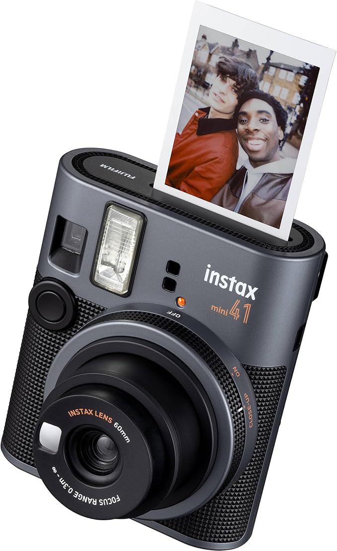 Fujifilm Instax Mini 41 Instant Film Camera Black + 20 Instax Instant Film - Image 2
