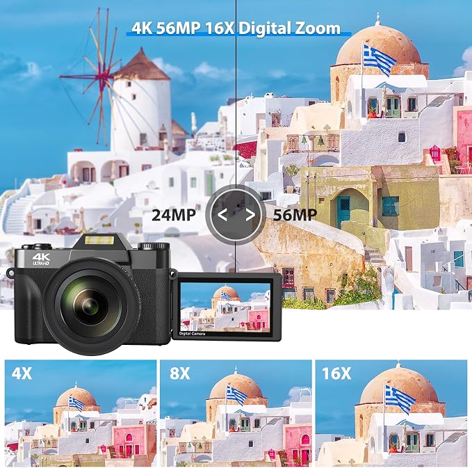4K Digital Camera for YouTube Vlogging - Image 2
