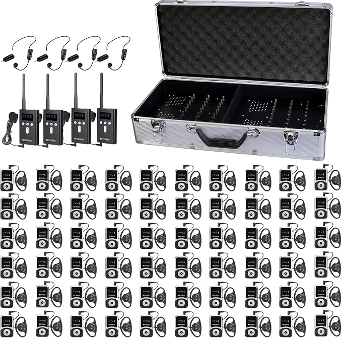 Retekess T130S School Tour Guide System, Tour Guide Microphone and Speaker by Retekess