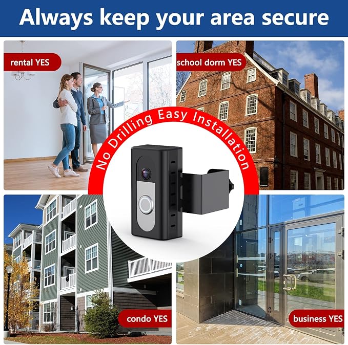 KIMILAR Anti-Theft Video Doorbell Mount Compatible - Image 6