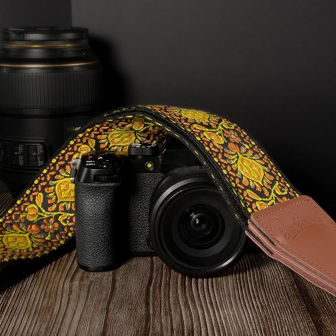 Camera Strap, Jacquard Weave 2" Shoulder Neck Straps - Image 4