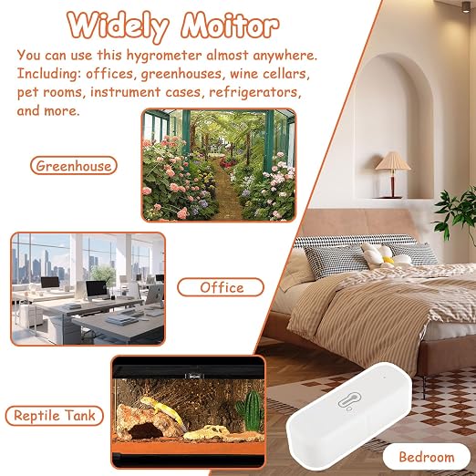 WiFi Hygrometer Thermometer Sensor, Indoor Outdoor Wireless Temperature - Image 5