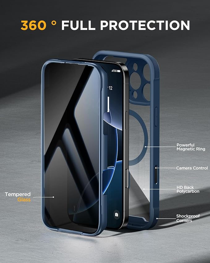 Miracase Magnetic for iPhone 16 Pro Max Case - Image 3