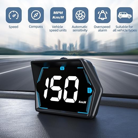 Universal Car HUD GPS Speedometer G20 Car Heads-up Display Plug and Play - Image 5