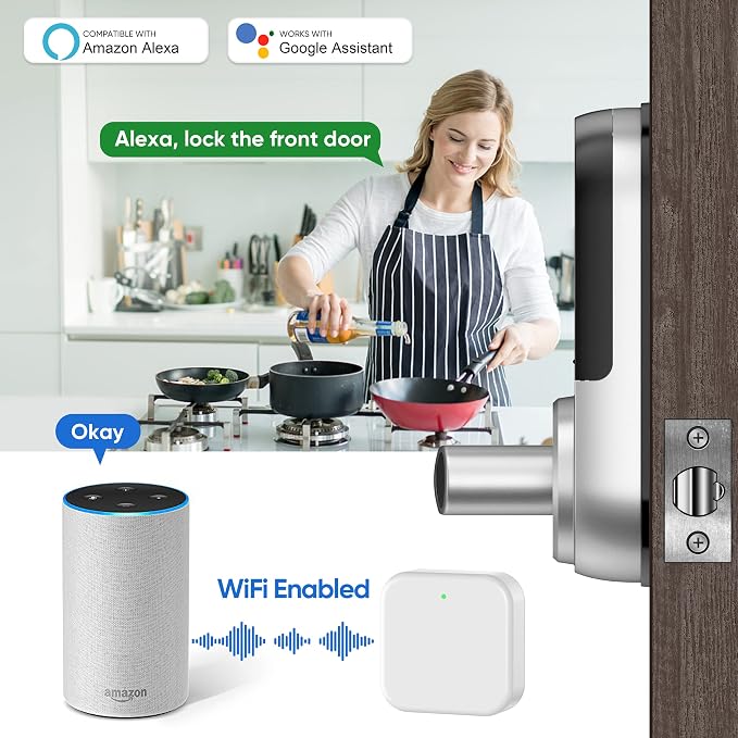 Sifely Keyless Entry Smart Lock - Image 5
