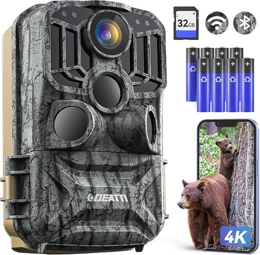 DEATTI Trail Camera 48MP 4K Game Camera by DEATTI