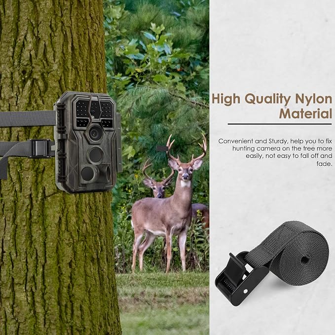 5pcs Trail Camera Straps Game Camera Tree Mounting Straps Portable UV Resistant - Image 3