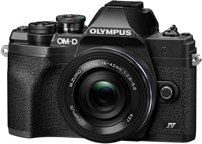 OM SYSTEM Olympus E-M10 Mark IV Black Micro Four Thirds System Camera M.Zuiko - Image 2