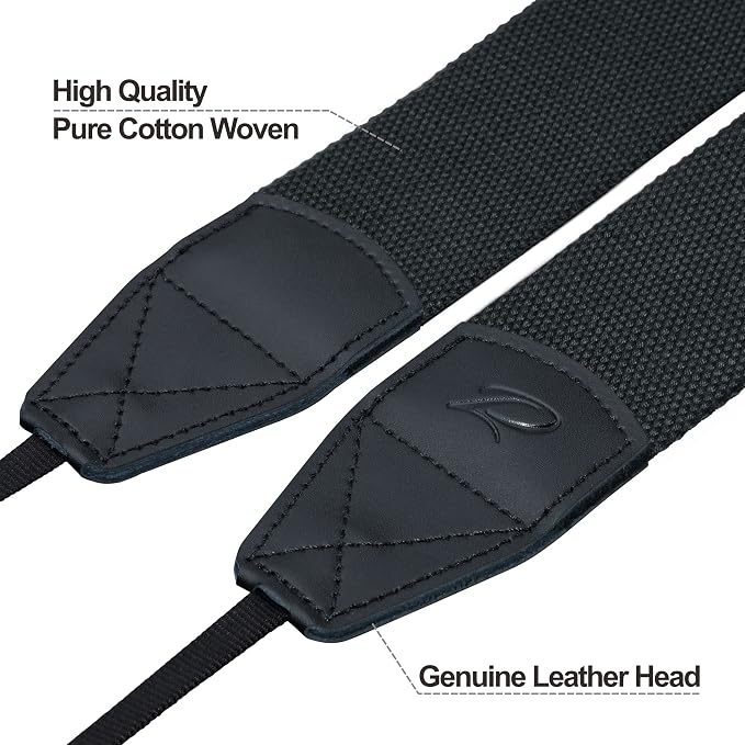 Padwa Lifestyle Black Camera Strap - Image 2
