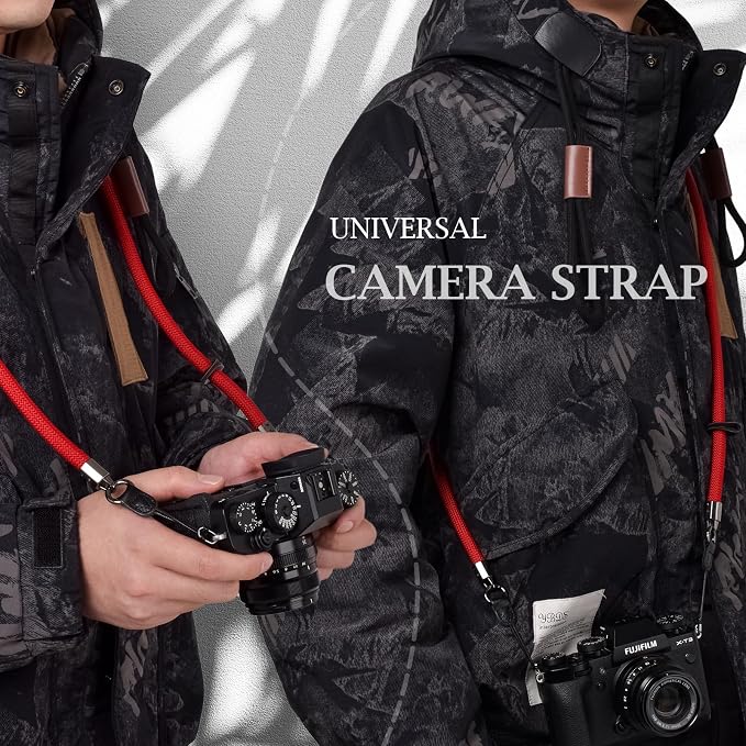 VOVMOEYA Nylon Braided Camera Rope Strap, Camera Neck Shoulder Strap - Image 2