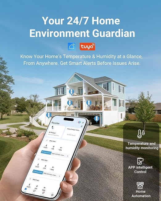 Smart WiFi Temperature Humidity Monitor - Image 2