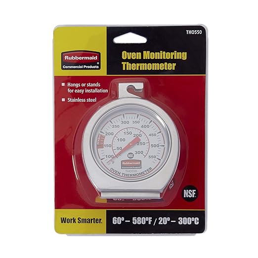 Rubbermaid Commercial Products Stainless Steel Monitoring Thermometer, Safe - Image 4