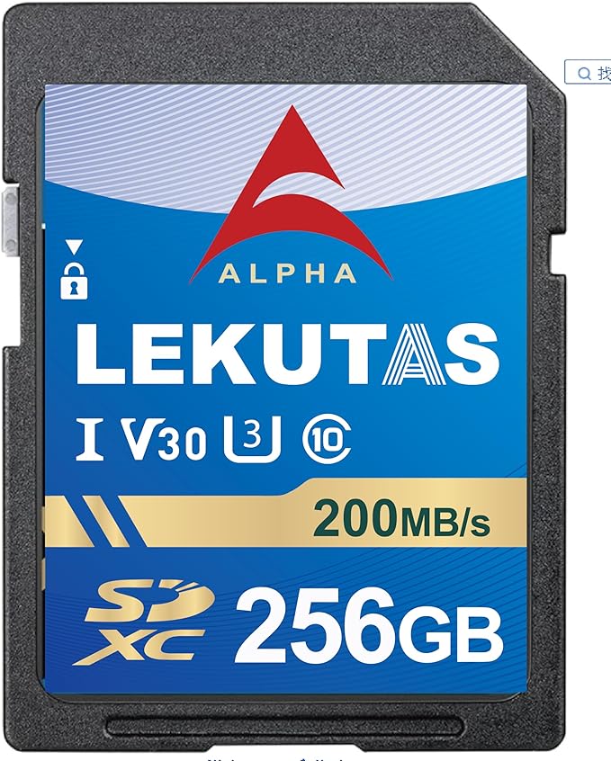256GB SDXC UHS-I Memory Card by LEKUTAS