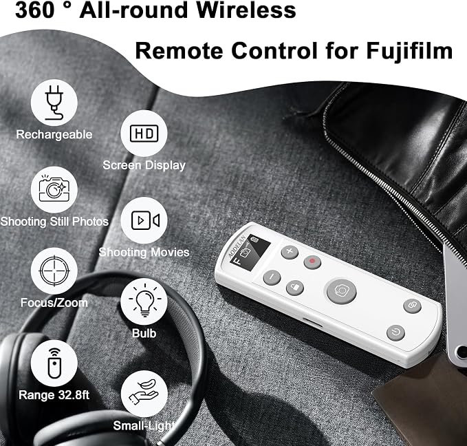 for Fujifilm Rechargeable Camera Remote Control Wireless Shutter Release - Image 3
