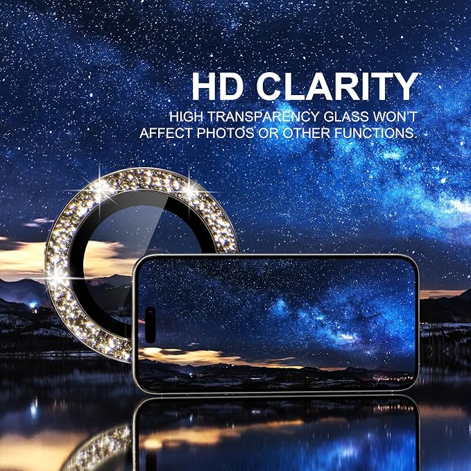 Choiche Compatible for iPhone 15 Pro/iPhone 15 Pro Max Camera Lens Protector - Image 5