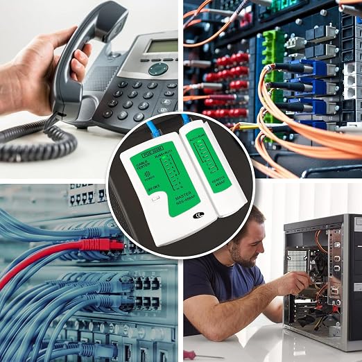 Network Cable Tester for RJ45 & RJ11 & RJ12, Ethernet LAN Cable Tester for Cat5 - Image 6