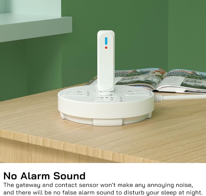Home Alarm System 5-Piece kit, Door Window Sensors WiFi Slient Alarm System - Image 5